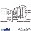 Matki EX05 I Linear Concealed Thermostatic Shower Dimension